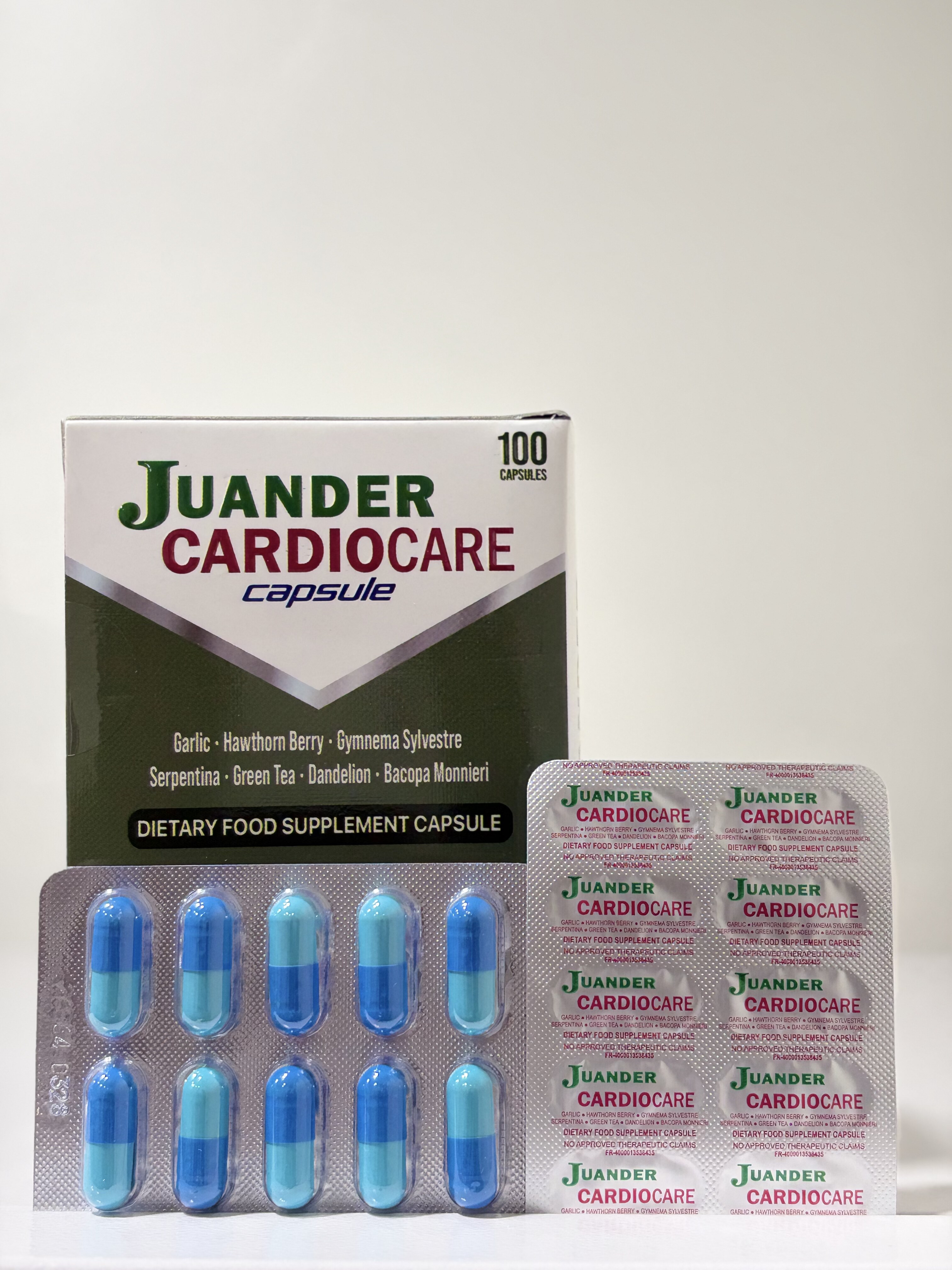 Juander Cardiocare Capsule offers your daily dose of heart-smart support. Though